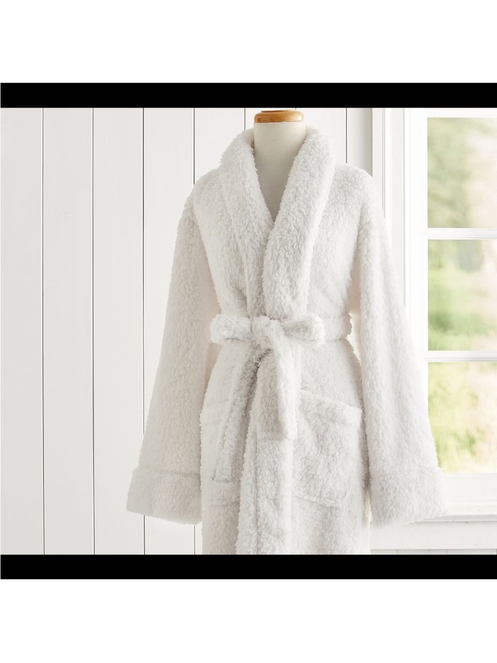 Pottery Barn Teddy Robe Medium